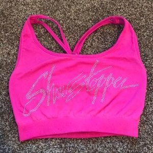 Hot Pink Showstopper Sports Bra!